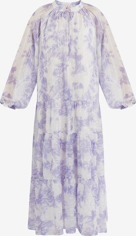 Robe-chemise IZIA en violet : devant