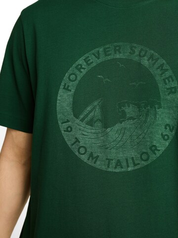 TOM TAILOR Shirt in Groen