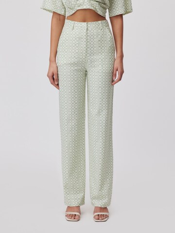 Wide Leg Pantalon 'Eske Tall' LeGer by Lena Gercke en vert : devant