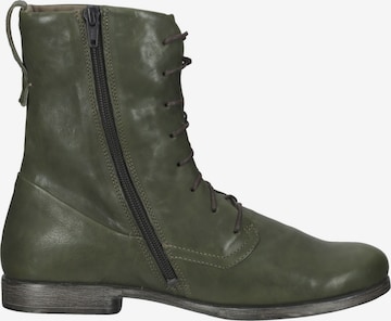 THINK! Lace-Up Ankle Boots in Green