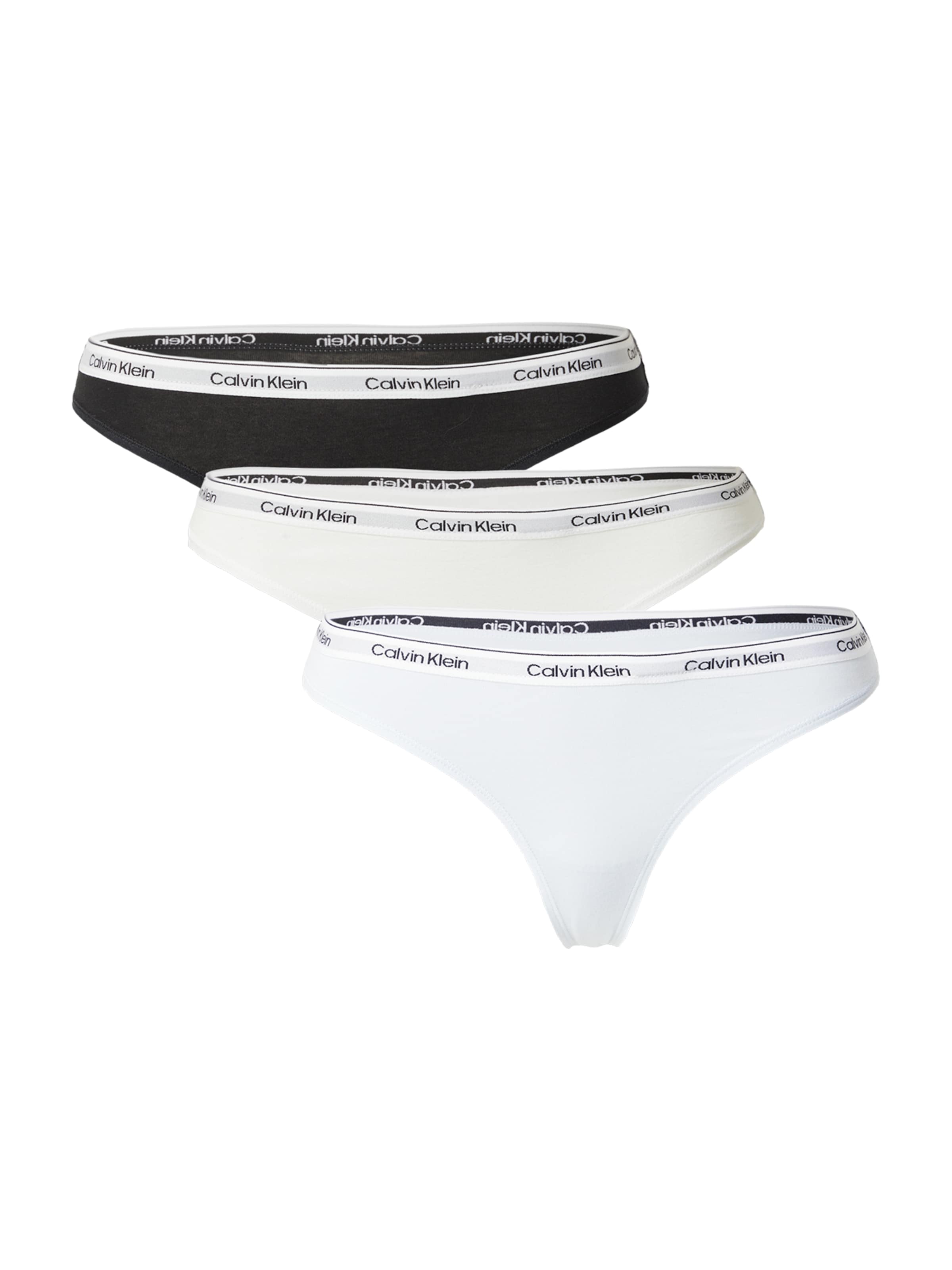 String Calvin Klein Underwear en noir : devant