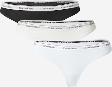 String Calvin Klein Underwear en noir : devant