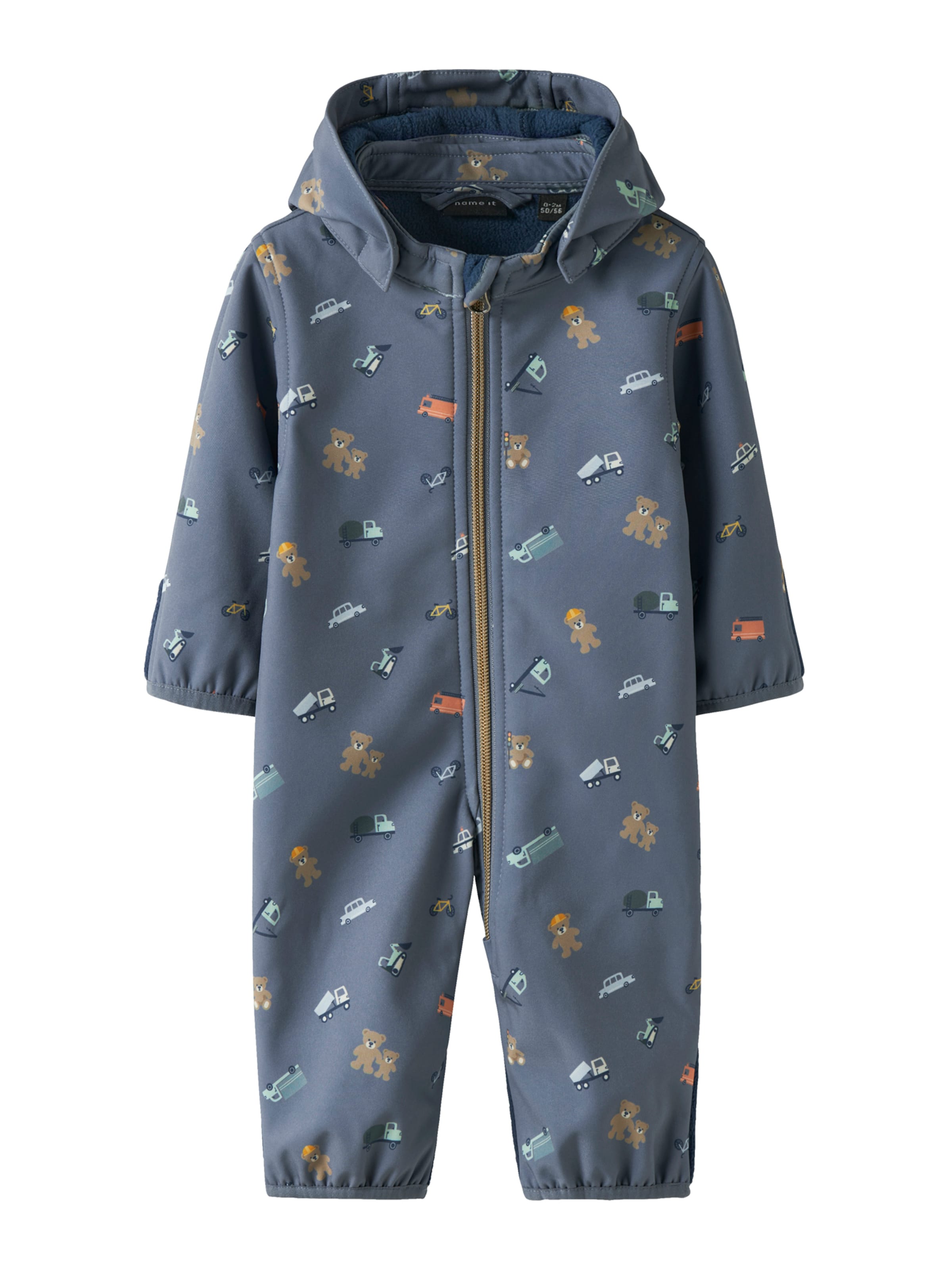 NAME IT Funkčný komplet 'NBMALFA08' - Modrá: predná strana