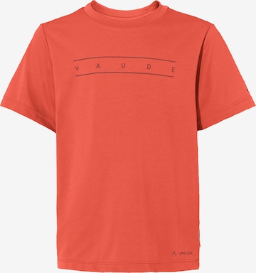 VAUDE Performance shirt 'Vaude' in Orange: front