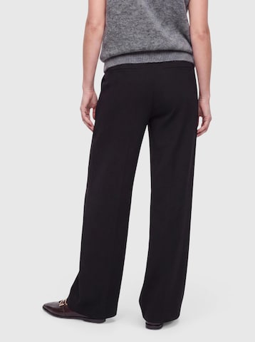 everly® - Pierna ancha Pantalón en negro