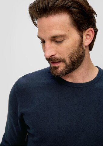 s.Oliver BLACK LABEL Pullover in Blau