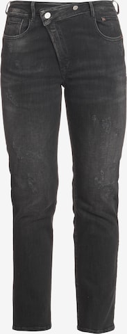 Le Temps Des Cerises Regular Jeans 'PULPHC16' in Black: front