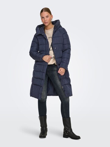 ONLY Wintermantel 'ONLLINA' in Blauw