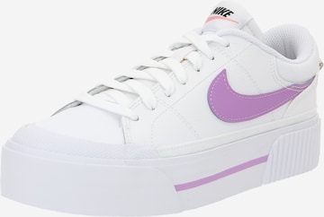 Sneaker low 'COURT LEGACY LIFT' de la Nike Sportswear pe alb: față