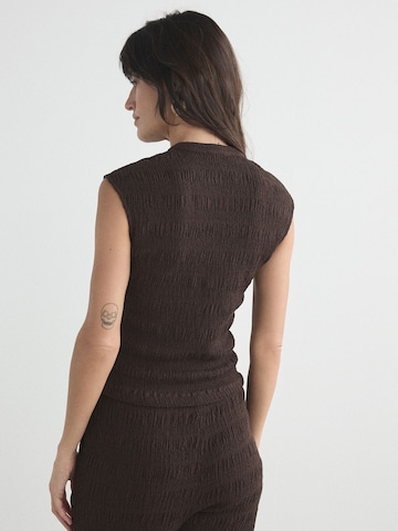 Next Bluse i brun