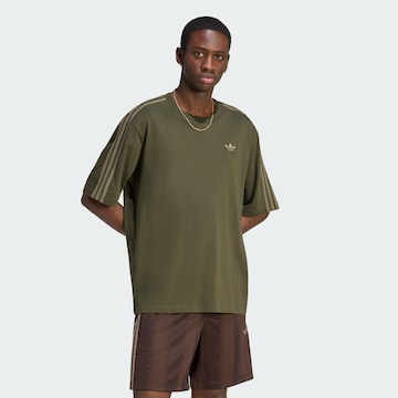 Maglietta 'Adicolor' di ADIDAS ORIGINALS in verde: frontale