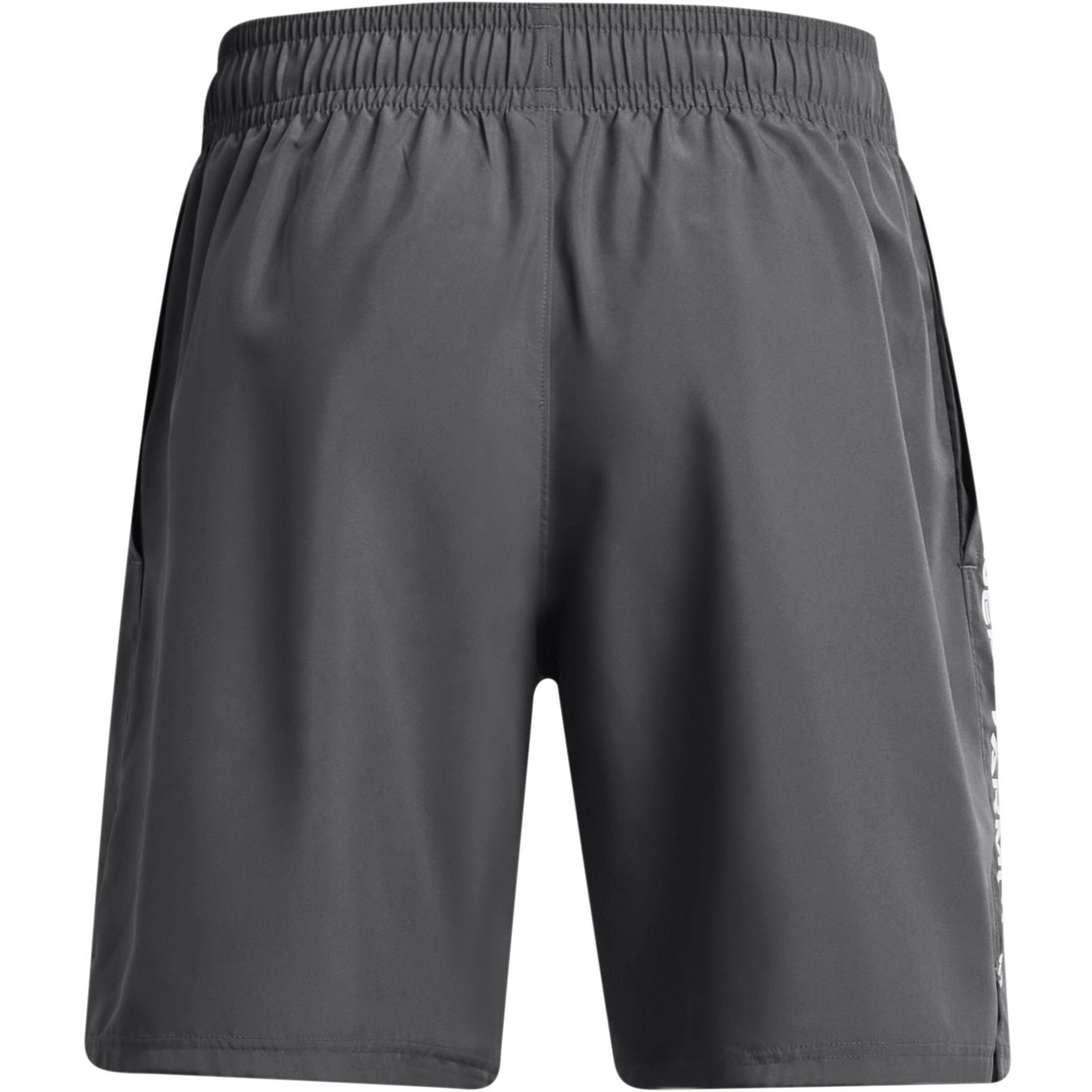 UNDER ARMOUR - regular Pantalón deportivo 'Wordmark' en gris