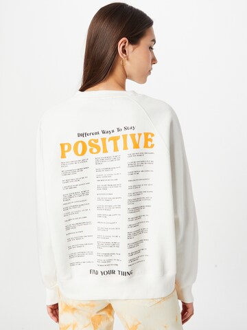 Tally Weijl Sweatshirt in White