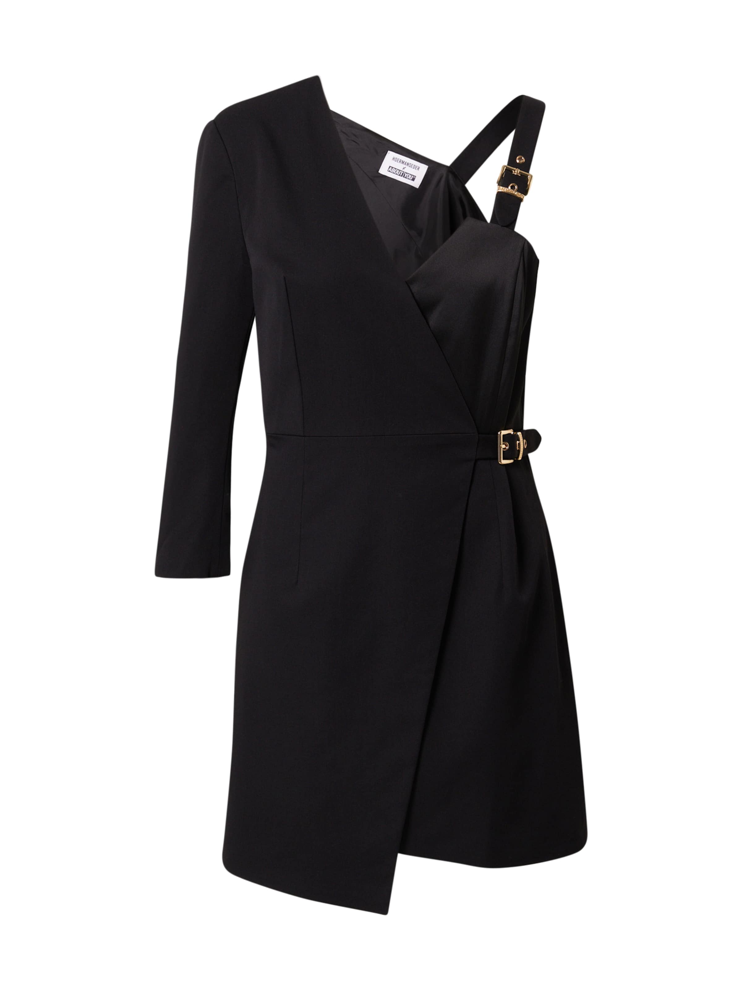 Hoermanseder - Vestido de gala en negro: frente