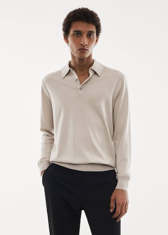 Pull-over 'Willys' MANGO MAN en gris : devant