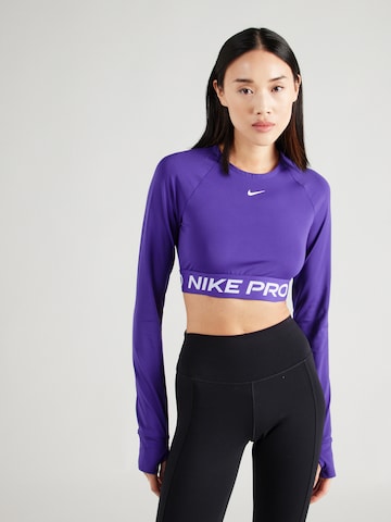purpurinė NIKE Sportiniai marškinėliai 'PRO'
