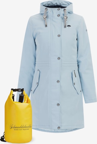 Schmuddelwedda Raincoat in Blue: front