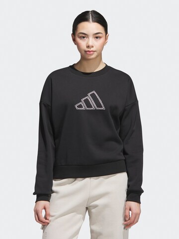 ADIDAS SPORTSWEAR Спортивный свитшот в Черный: спереди