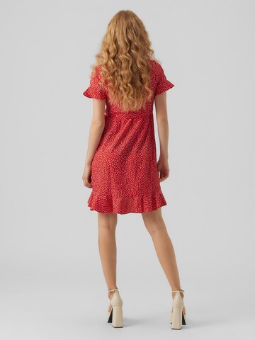 VERO MODA - Vestido 'Henna' em vermelho