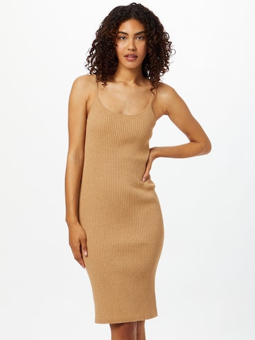 Banana Republic Knitted dress in Beige: front