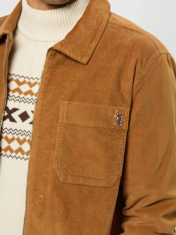 Veste mi-saison ' UMElvin ' U.S. POLO ASSN. en marron