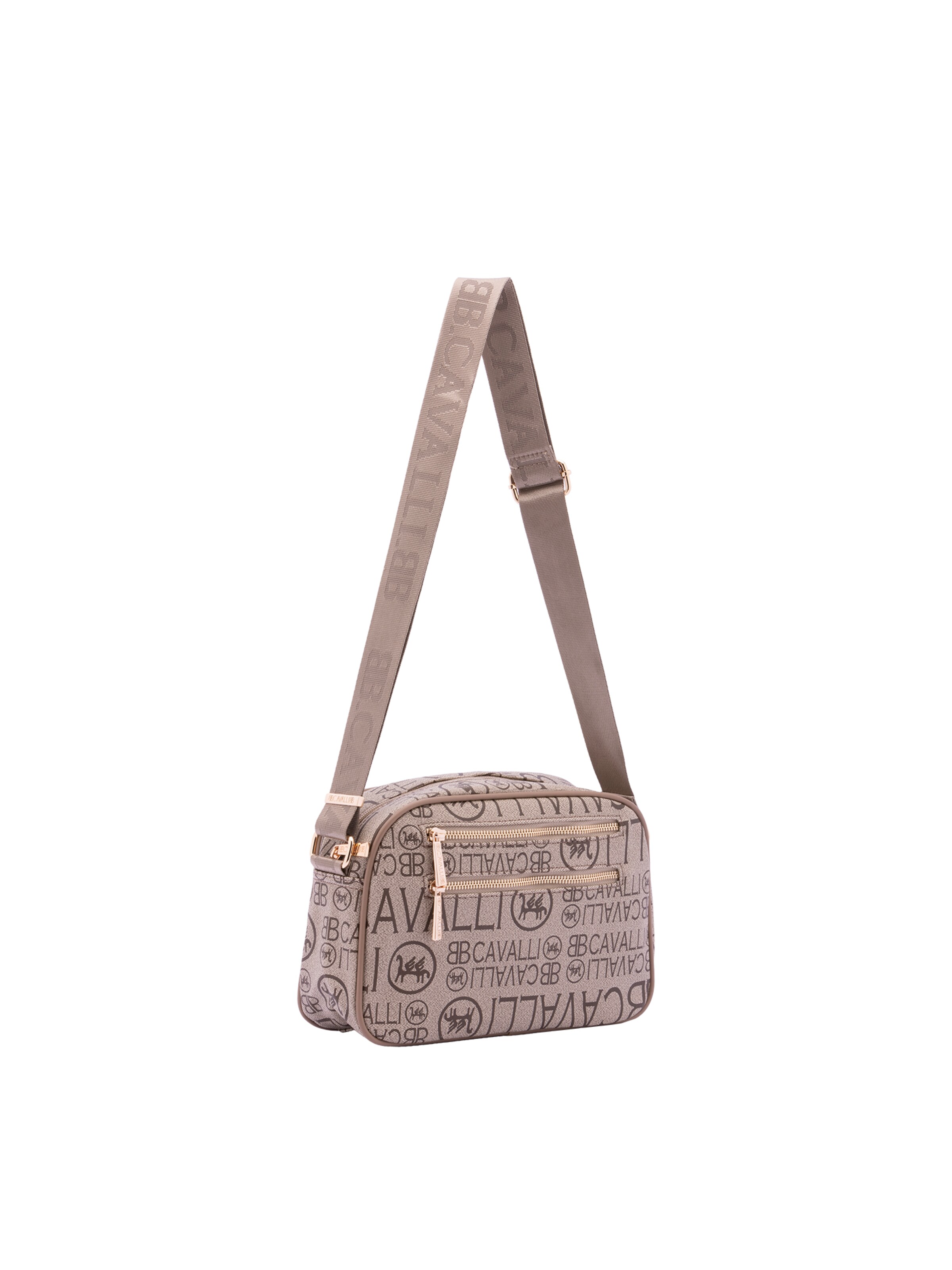 Borsa a tracolla 'Borsa a Tracolla B Cavalli Donna con Zip e Tasche Regolabile Ecopelle' di B. Cavalli in verde