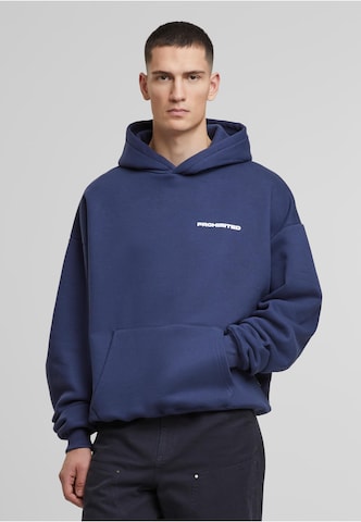 Felpa di Prohibited in blu