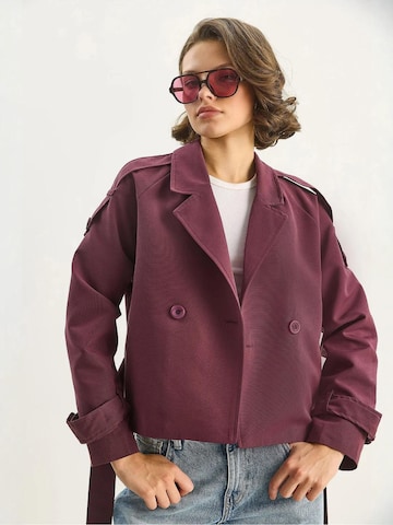 Bianco Lucci - Casaco meia-estação em vermelho