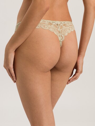 Hanro String Tanga ' Moments ' in Beige