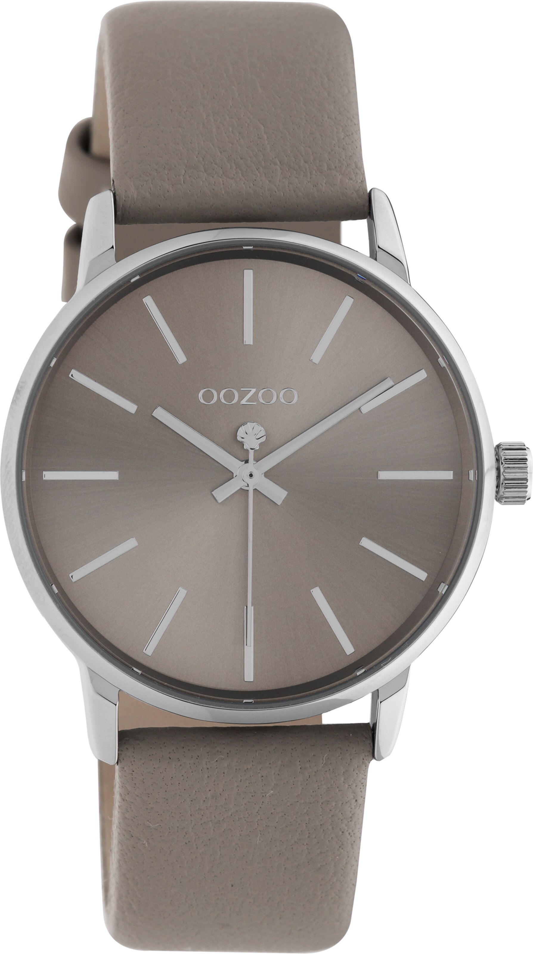 OOZOO Analog Watch in Grey: front