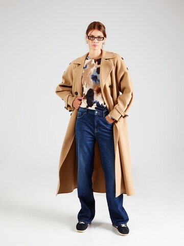 b.young - Camisa 'BY Pieta' em bege