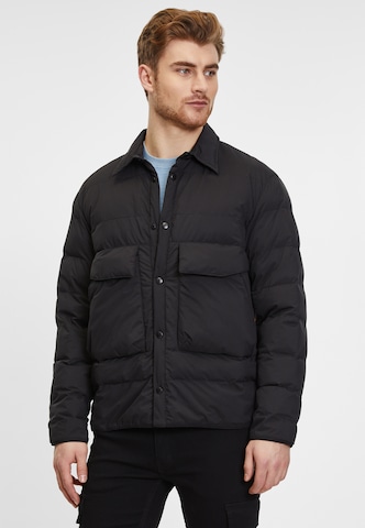 Justin Cassin Between-Season Jacket 'Prince Puffer' in Black: front