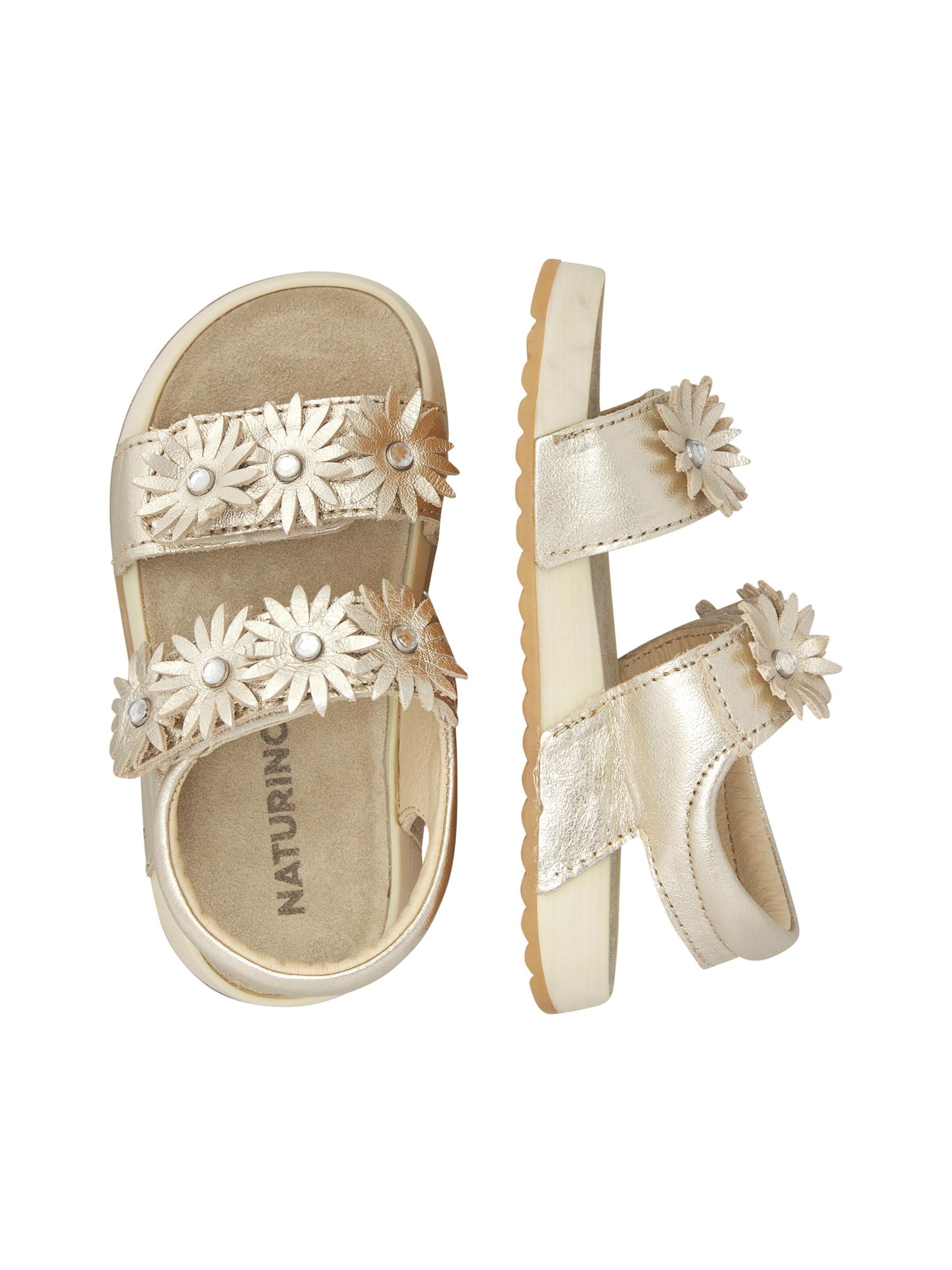 Sandales 'LUNIA.' NATURINO en or