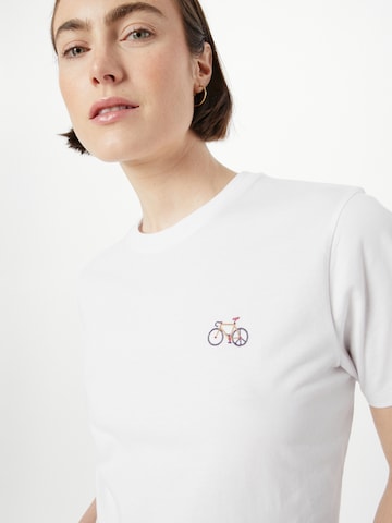 Iriedaily Shirt 'Peacy Ride' in Wit