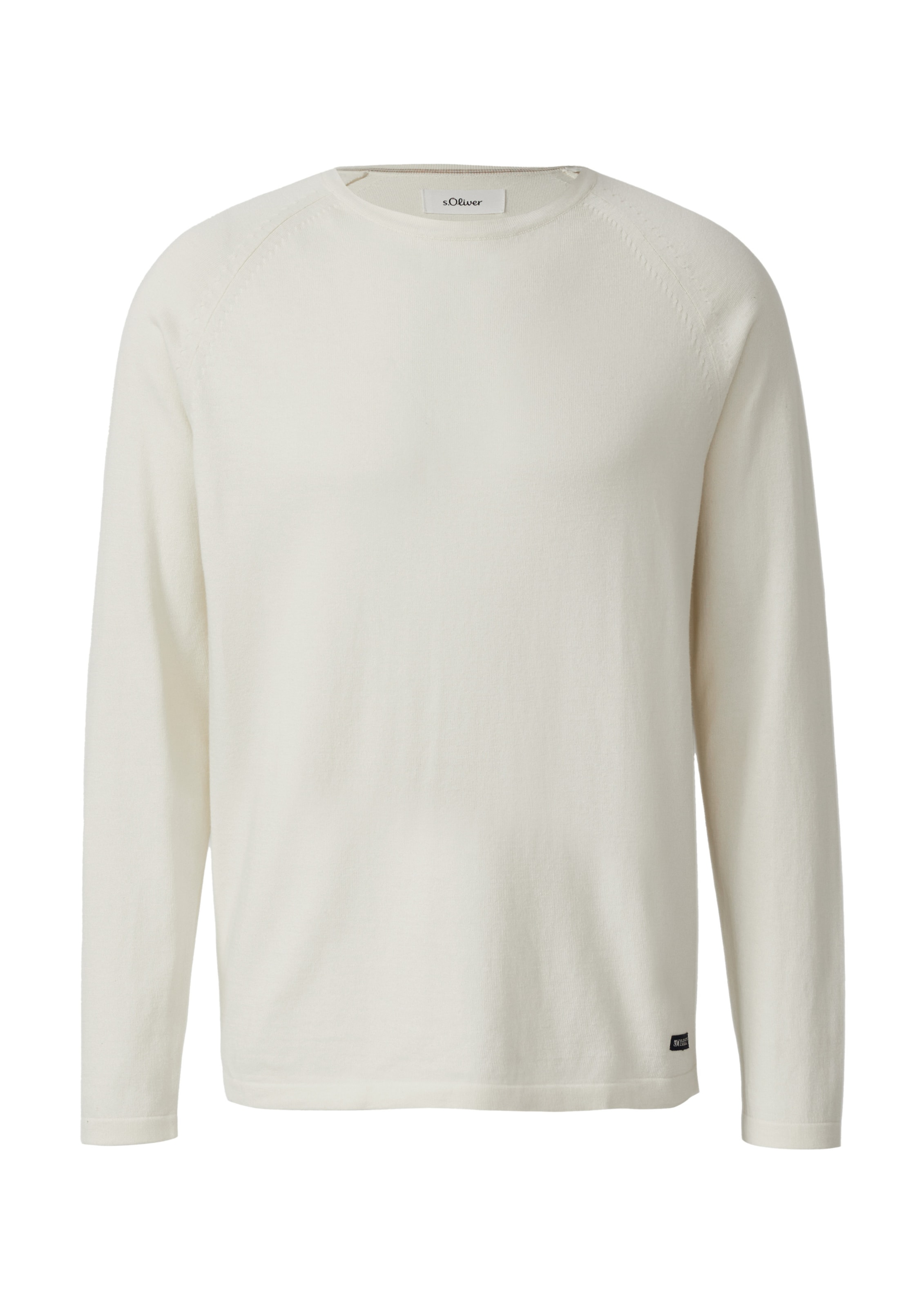 s.Oliver Свитер в Белый: спереди