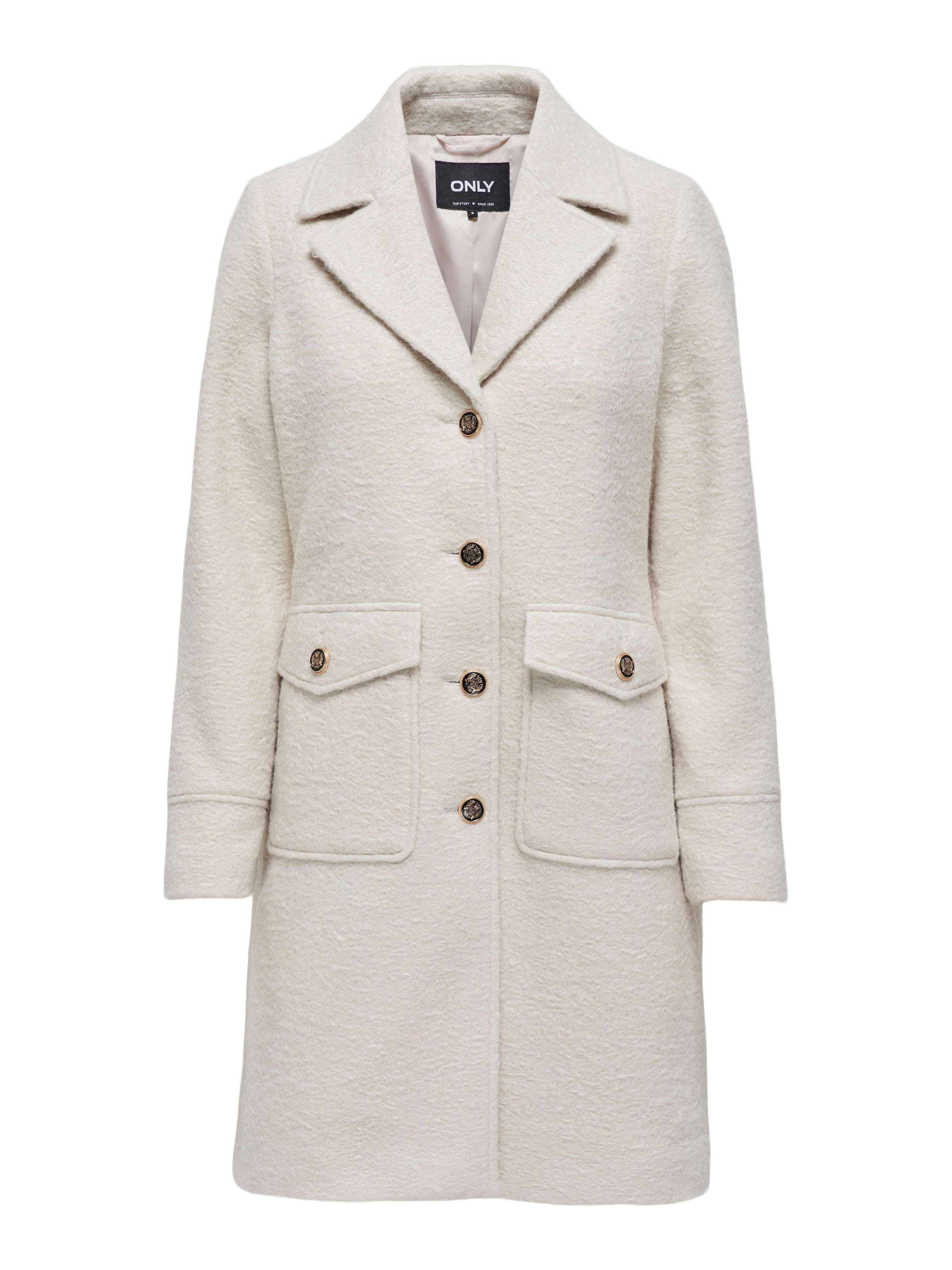 ONLY Ανοιξιάτικο και φθινοπωρινό παλτό 'ONLVITALIA' σε μπεζ: μπροστά