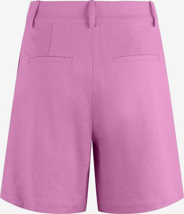 Y.A.S Loose fit Pleat-front trousers 'Isma' in Pink