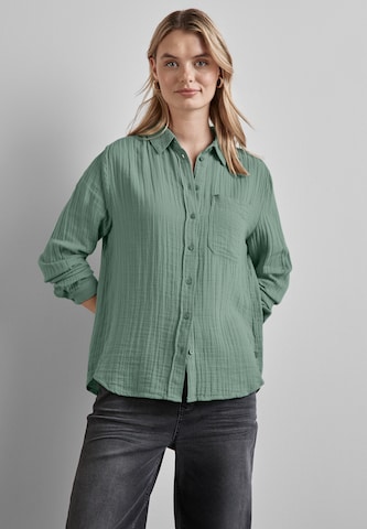 STREET ONE Blouse in Green: front