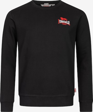 LONSDALE Sweatshirt in Black: front