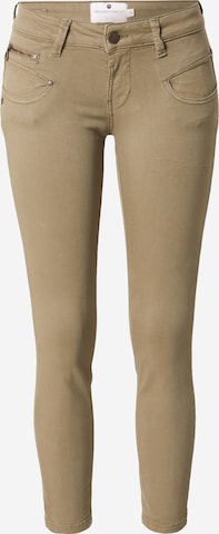 FREEMAN T. PORTER Skinny Jeans 'Alexa' in Brown: front