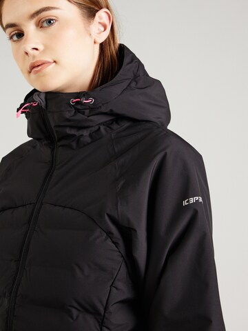 ICEPEAK Outdoor Jacket 'BARTON' in Black