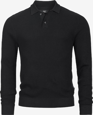 Pull-over 'JFTristan' JEFF en noir : devant