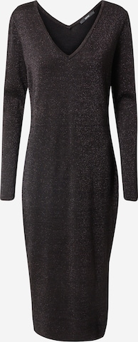 ESPRIT Knitted dress in Black: front