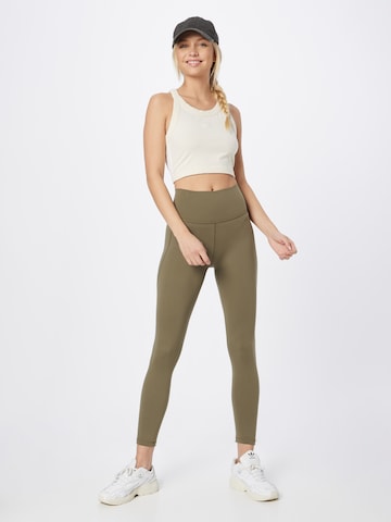 ADIDAS SPORTSWEAR Skinny Športne hlače 'Studio' | zelena barva