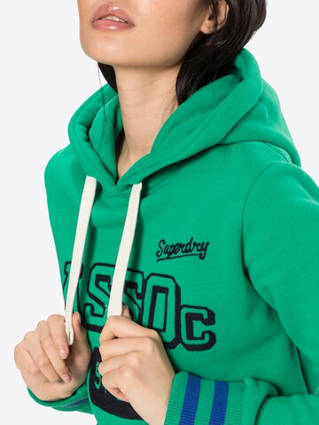 Superdry Sweatshirt 'COLLEGIATE ATHLETIC UNION' in Grün