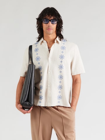 HOLLISTER Comfort fit Overhemd in Wit: voorkant