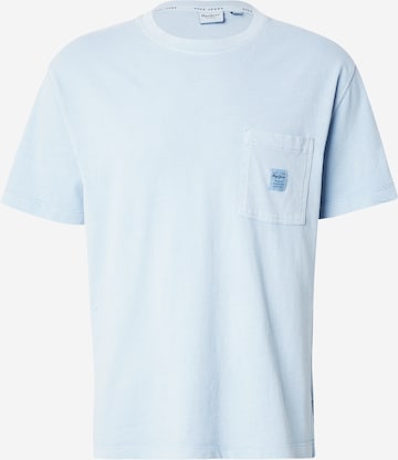 Pepe Jeans Tričko 'TYLER' – modrá: přední strana