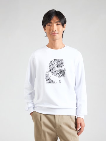 Karl Lagerfeld Sweatshirt in Weiß: Vorderseite