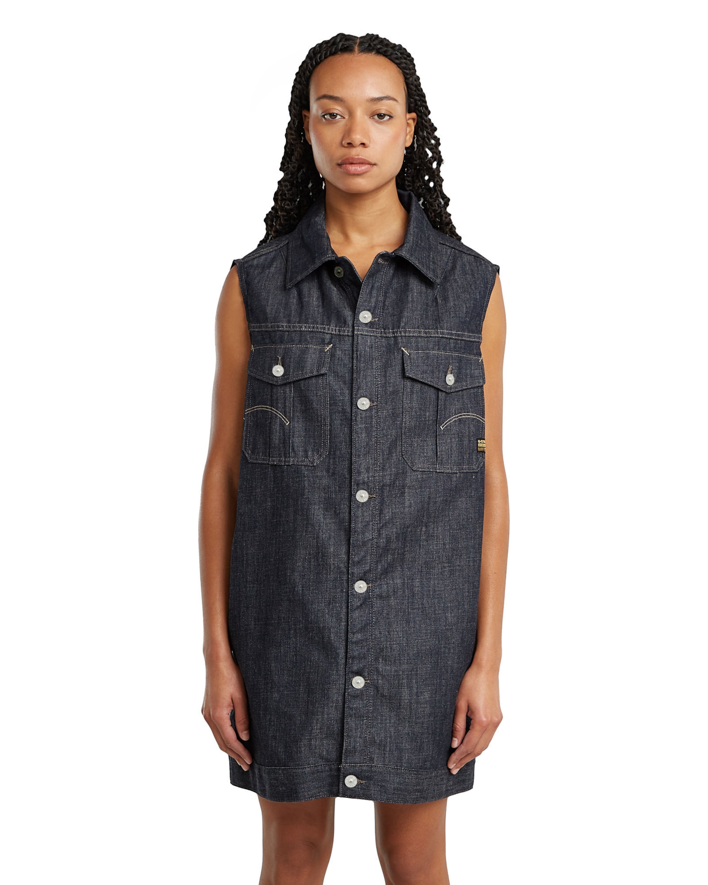 G-STAR Kleid in Blau: Vorderseite