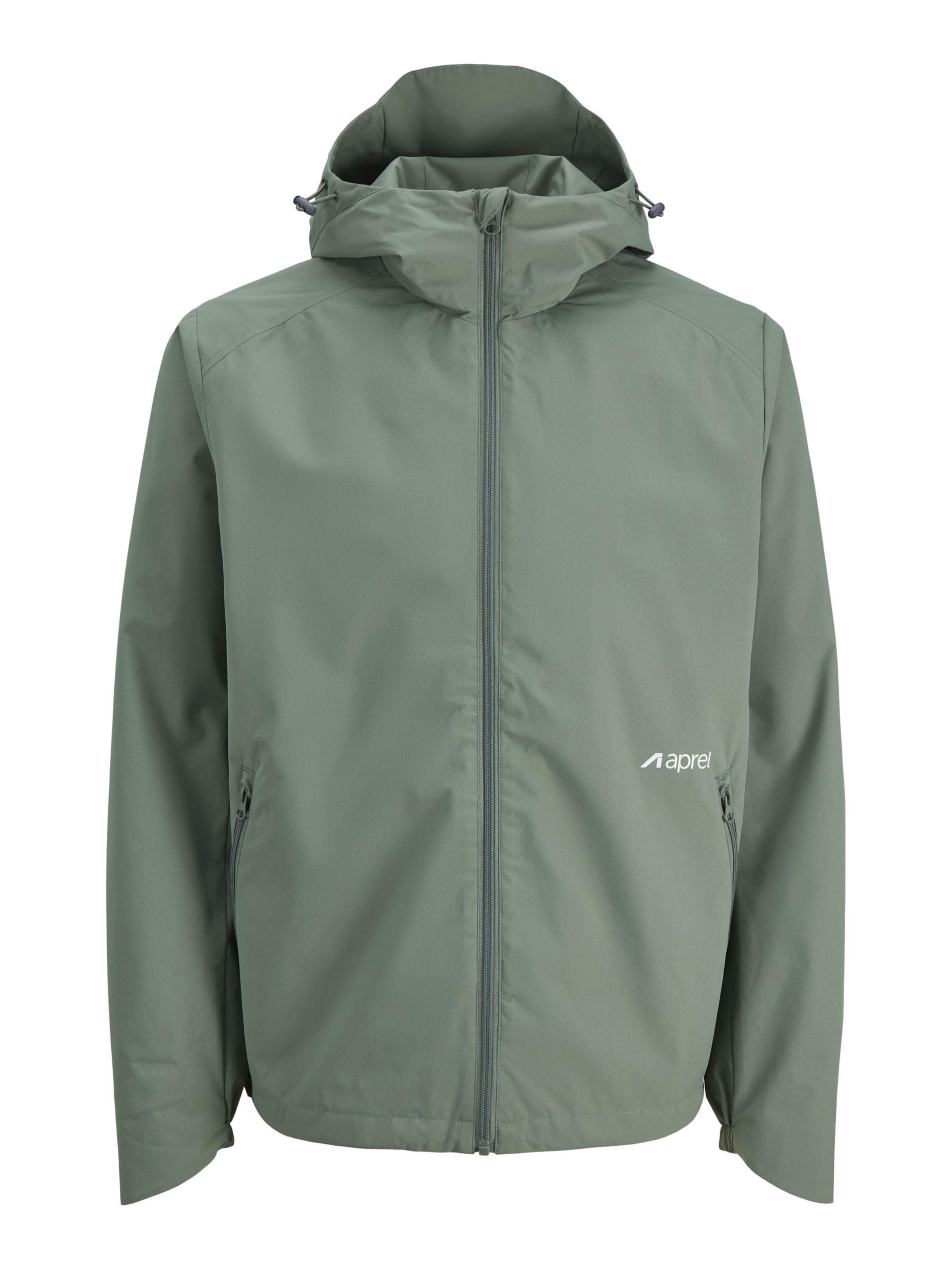 zaļš aprel Starpsezonu jaka: no priekšpuses